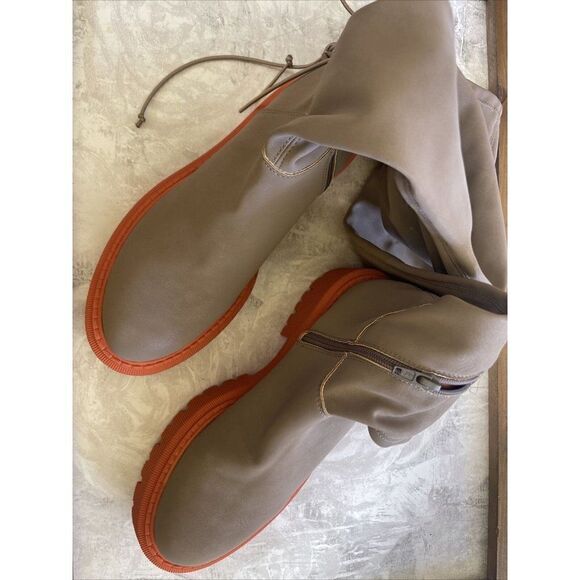 NEW FREE PEOPLE Sz 38 8 CHASE SECOND SKIN OVER THE KNEE BOOT - Picture 3 of 4